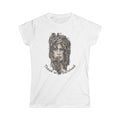Medusa Portrait Tee — "Those Who Survived" Graphic Women's Shirt