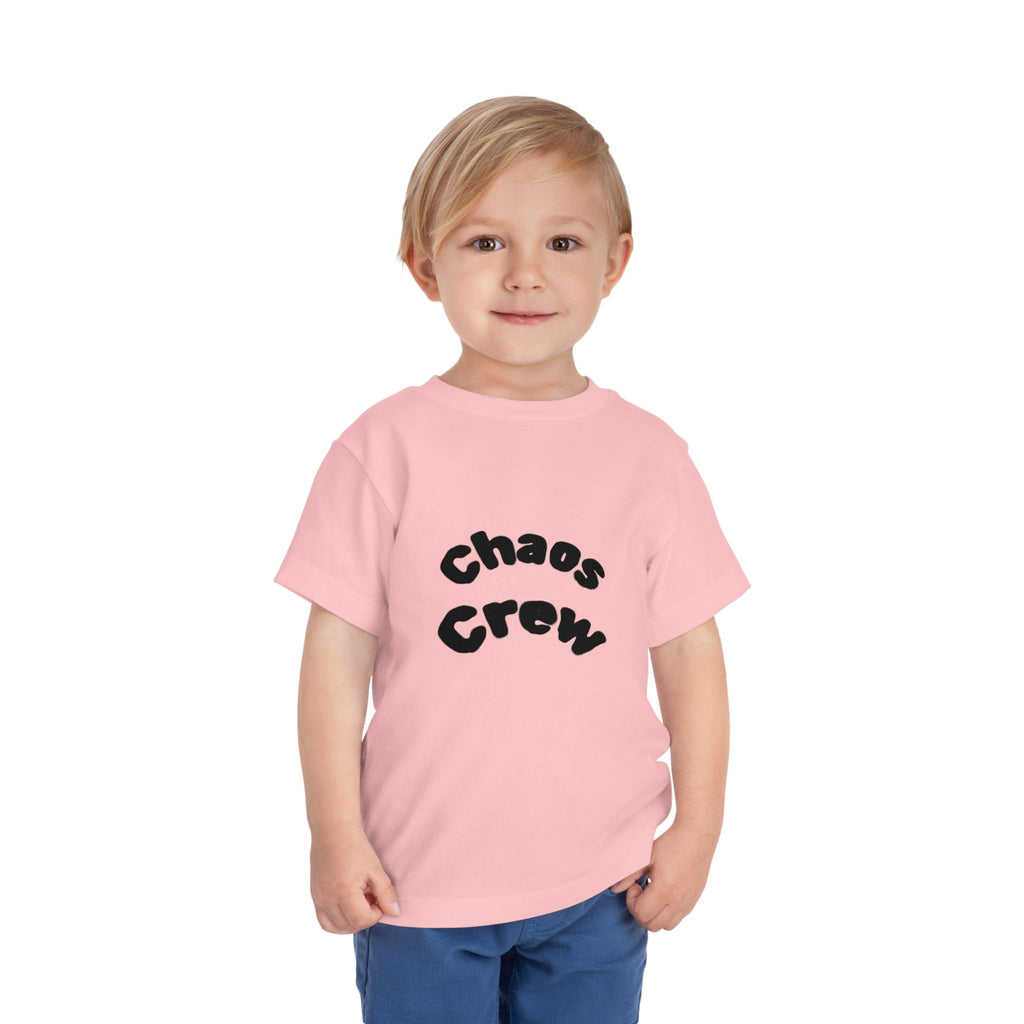Toddler Tee — "Chaos Crew" Funny Kids Shirt