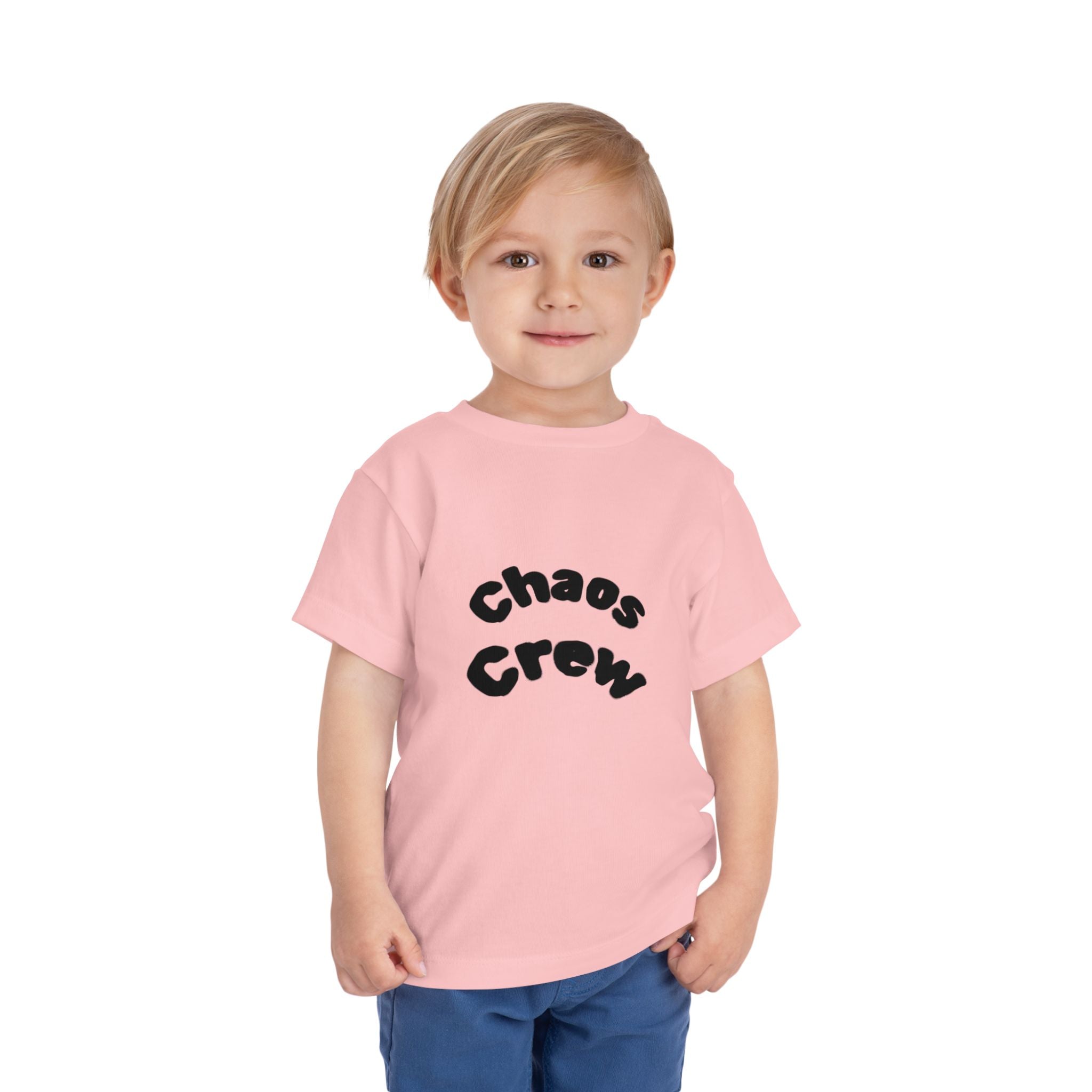 Toddler Tee — "Chaos Crew" Funny Kids Shirt