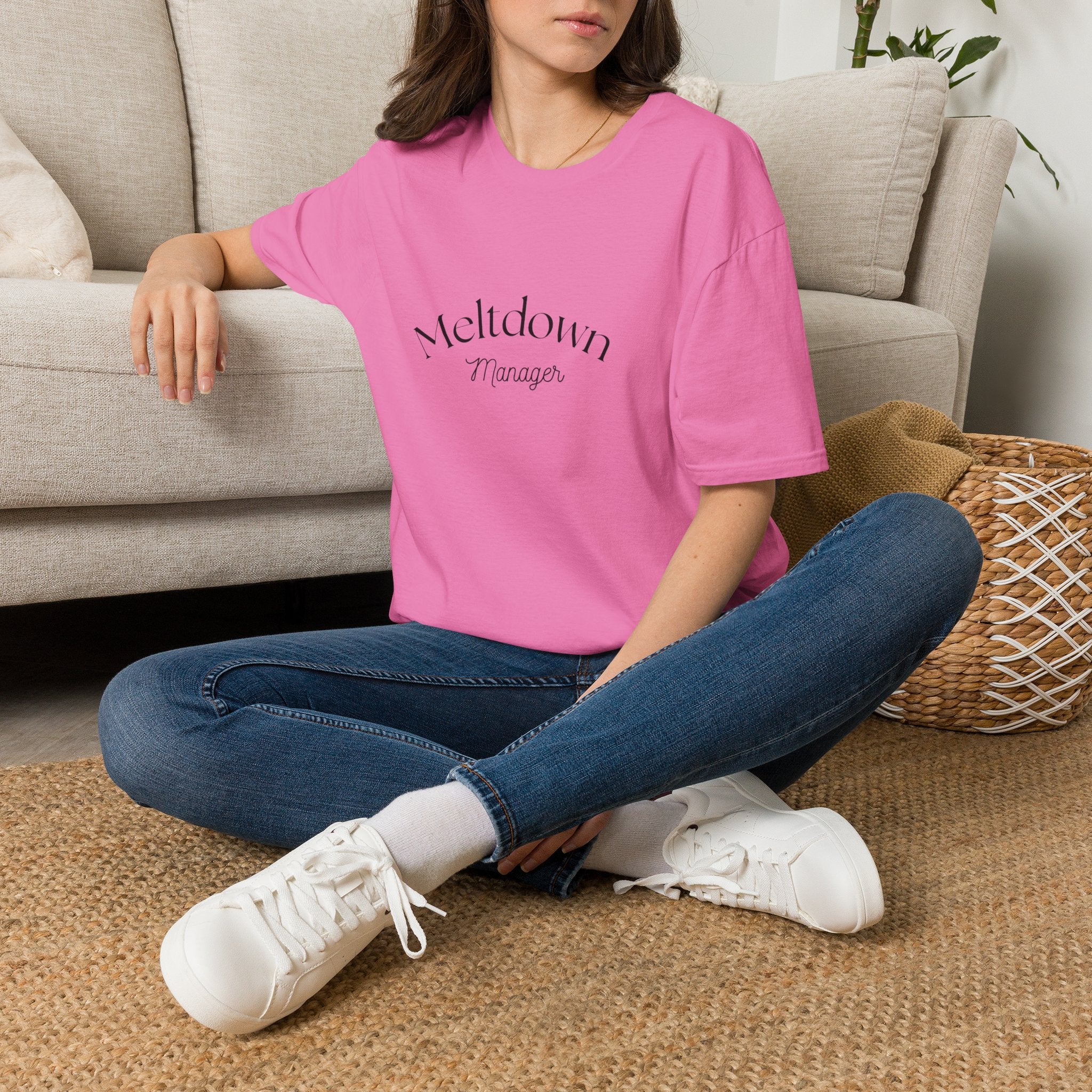 Meltdown Manager T-Shirt | Funny Sarcastic Typography Tee