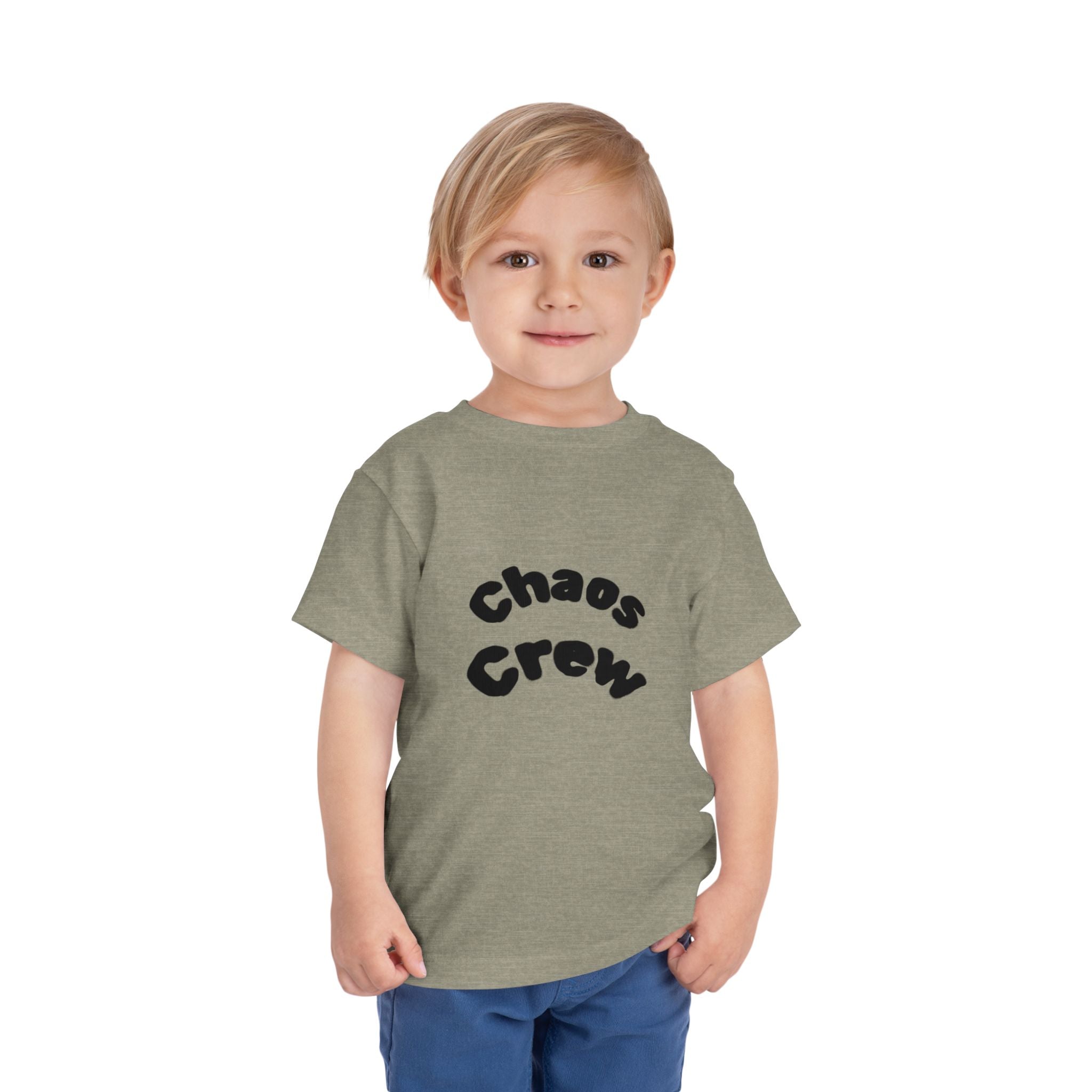Toddler Tee — "Chaos Crew" Funny Kids Shirt