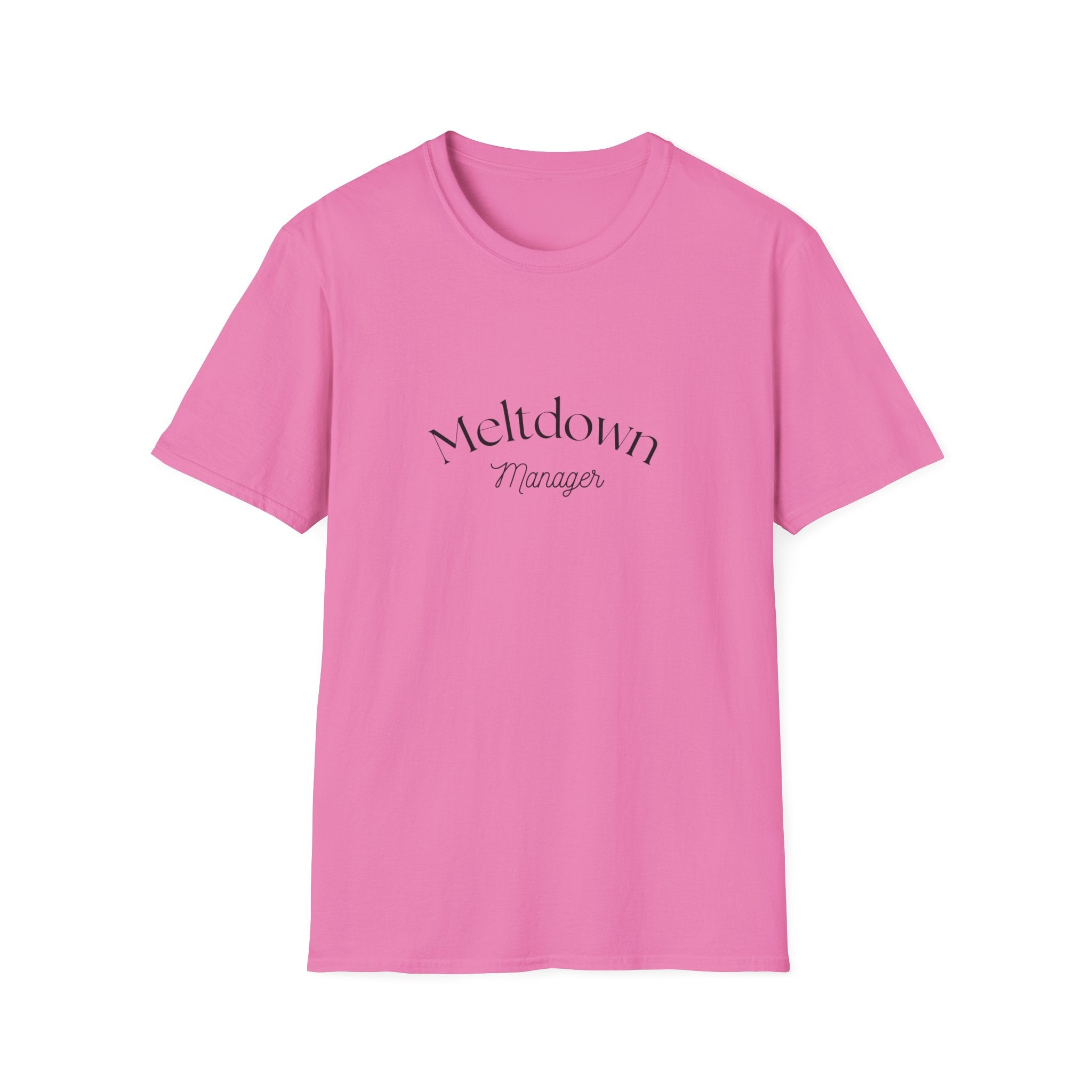 Meltdown Manager T-Shirt | Funny Sarcastic Typography Tee