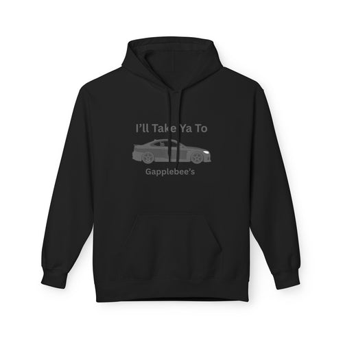 Hoodie — "I'll Take Ya To" sports car (Gapelbees)
