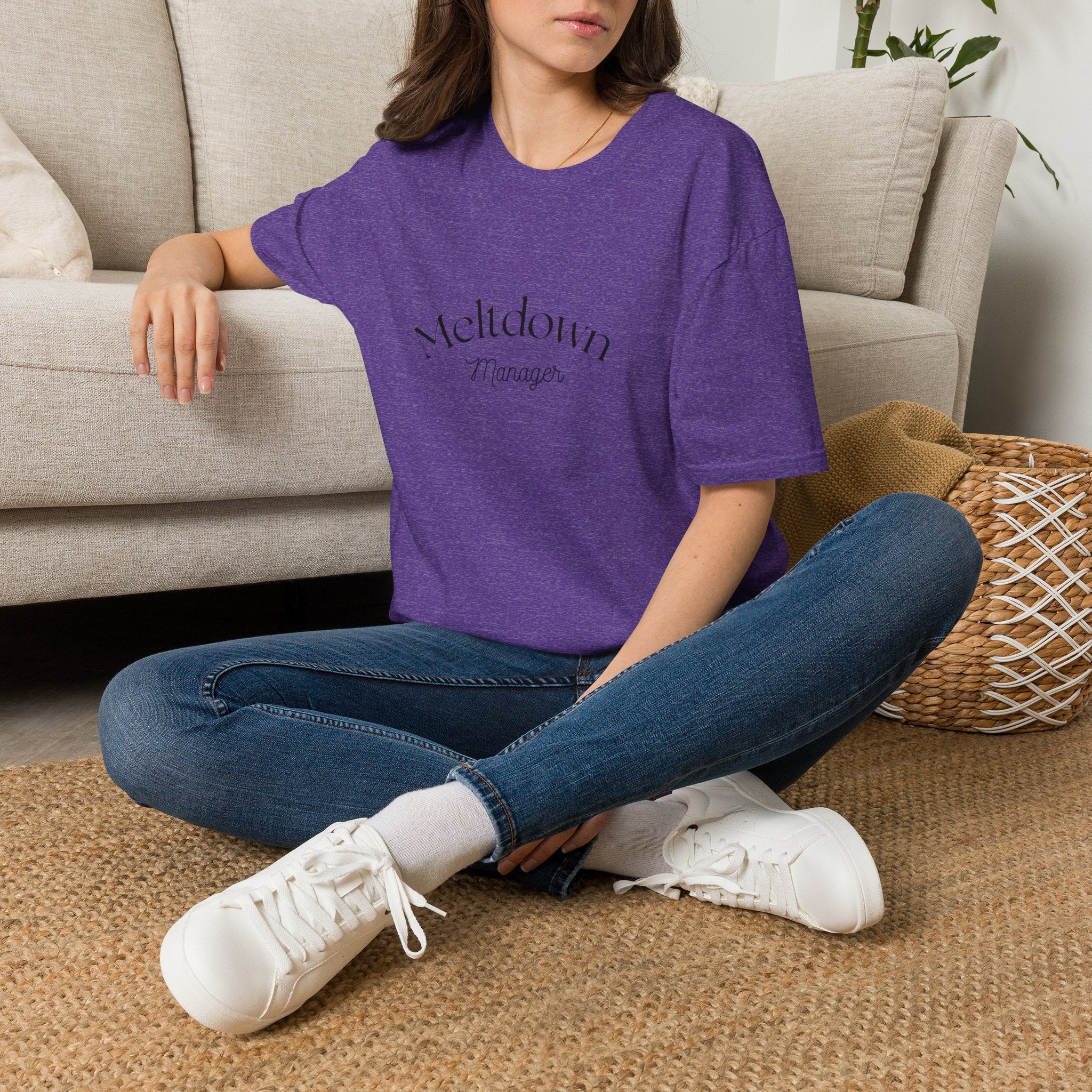 Meltdown Manager T-Shirt | Funny Sarcastic Typography Tee