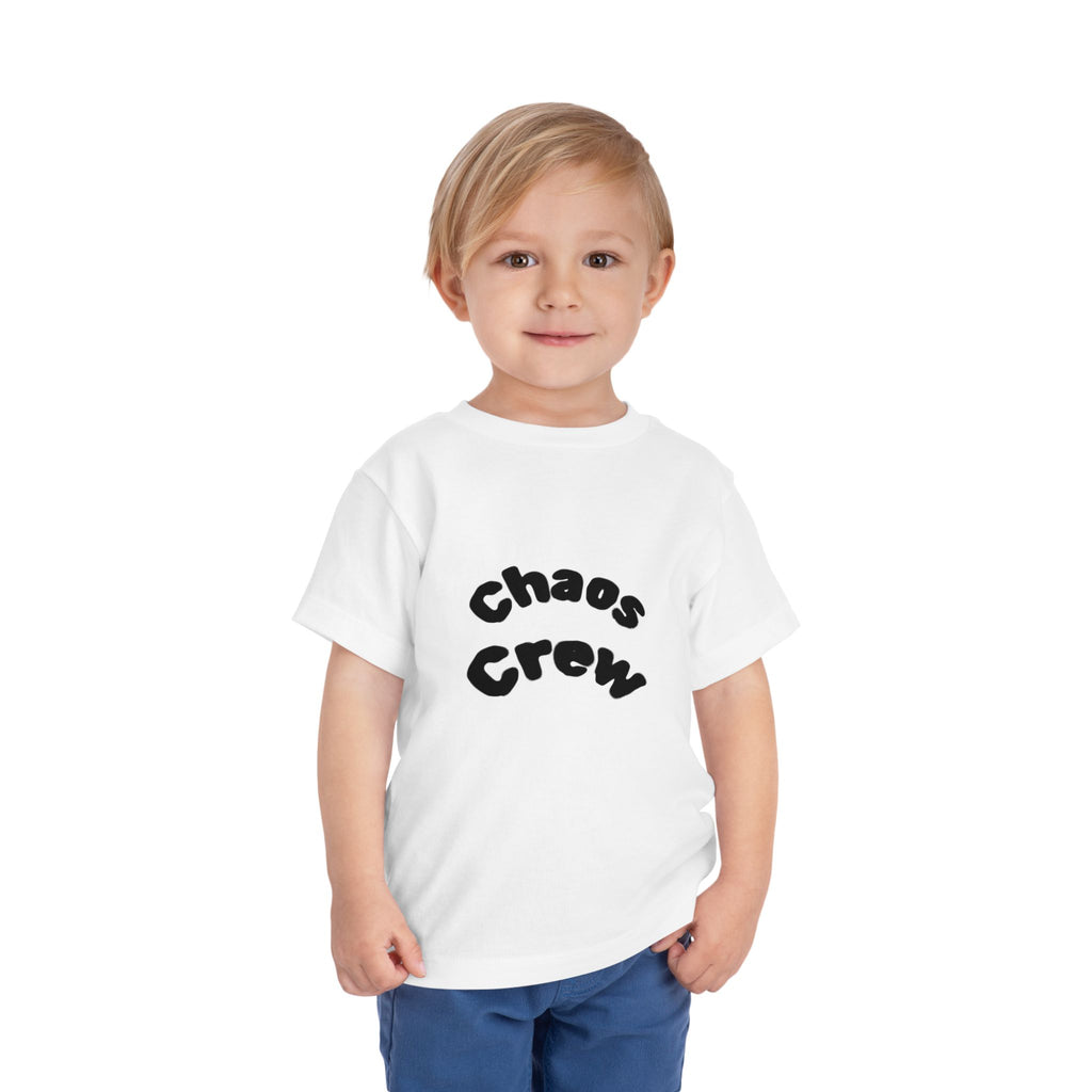 Toddler Tee — "Chaos Crew" Funny Kids Shirt