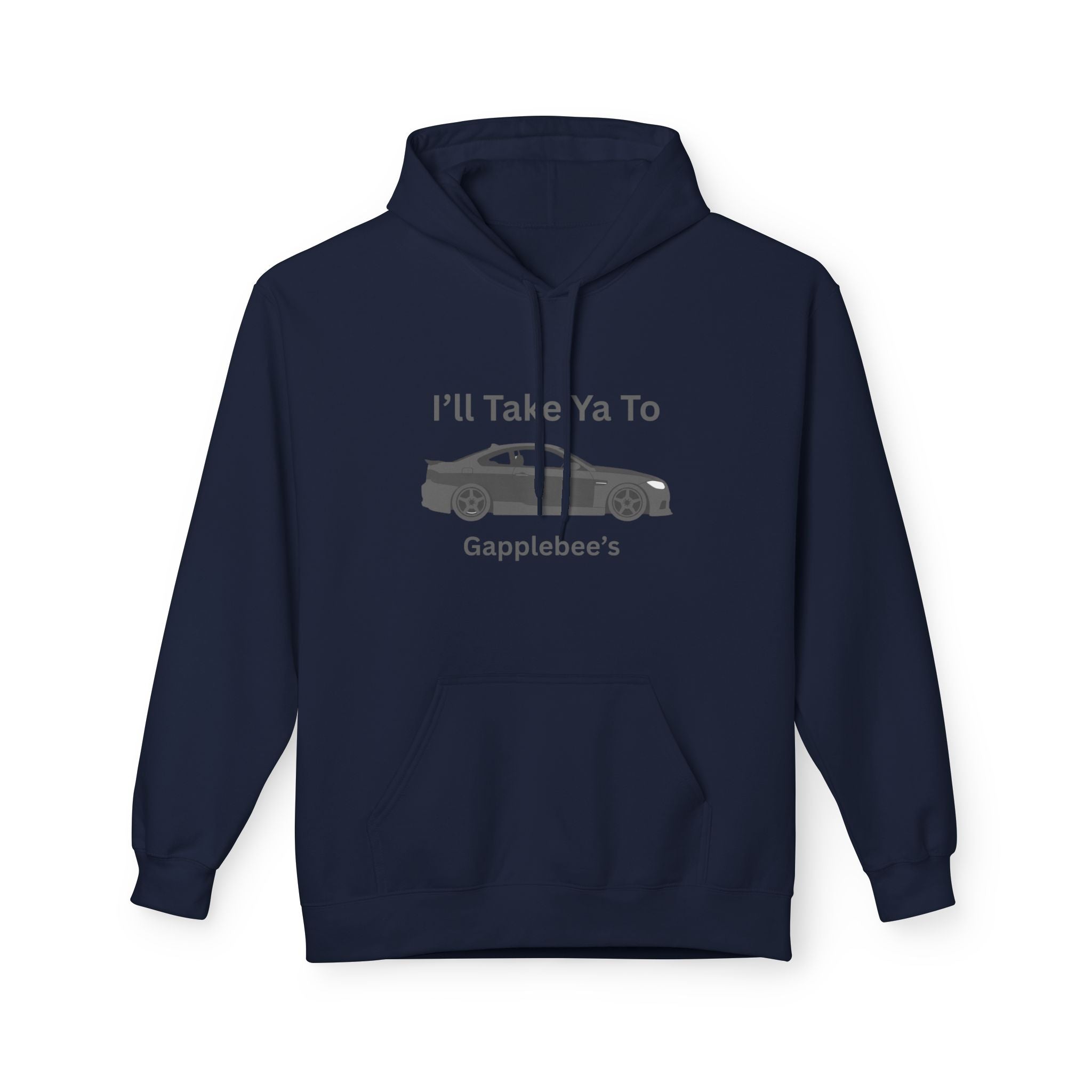 Hoodie — "I'll Take Ya To" sports car (Gapelbees)