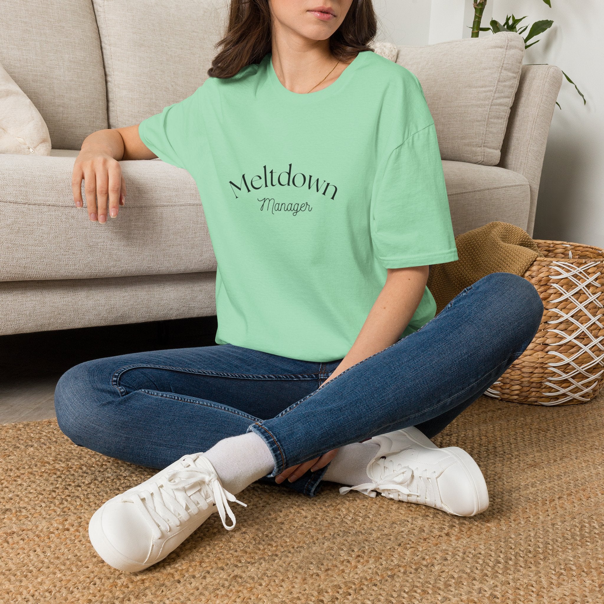 Meltdown Manager T-Shirt | Funny Sarcastic Typography Tee
