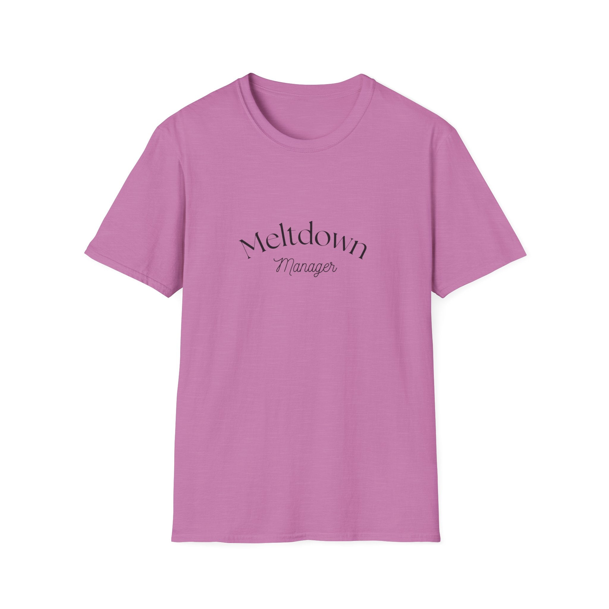 Meltdown Manager T-Shirt | Funny Sarcastic Typography Tee