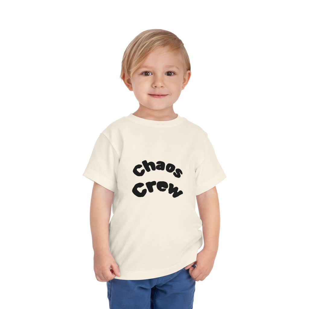 Toddler Tee — "Chaos Crew" Funny Kids Shirt