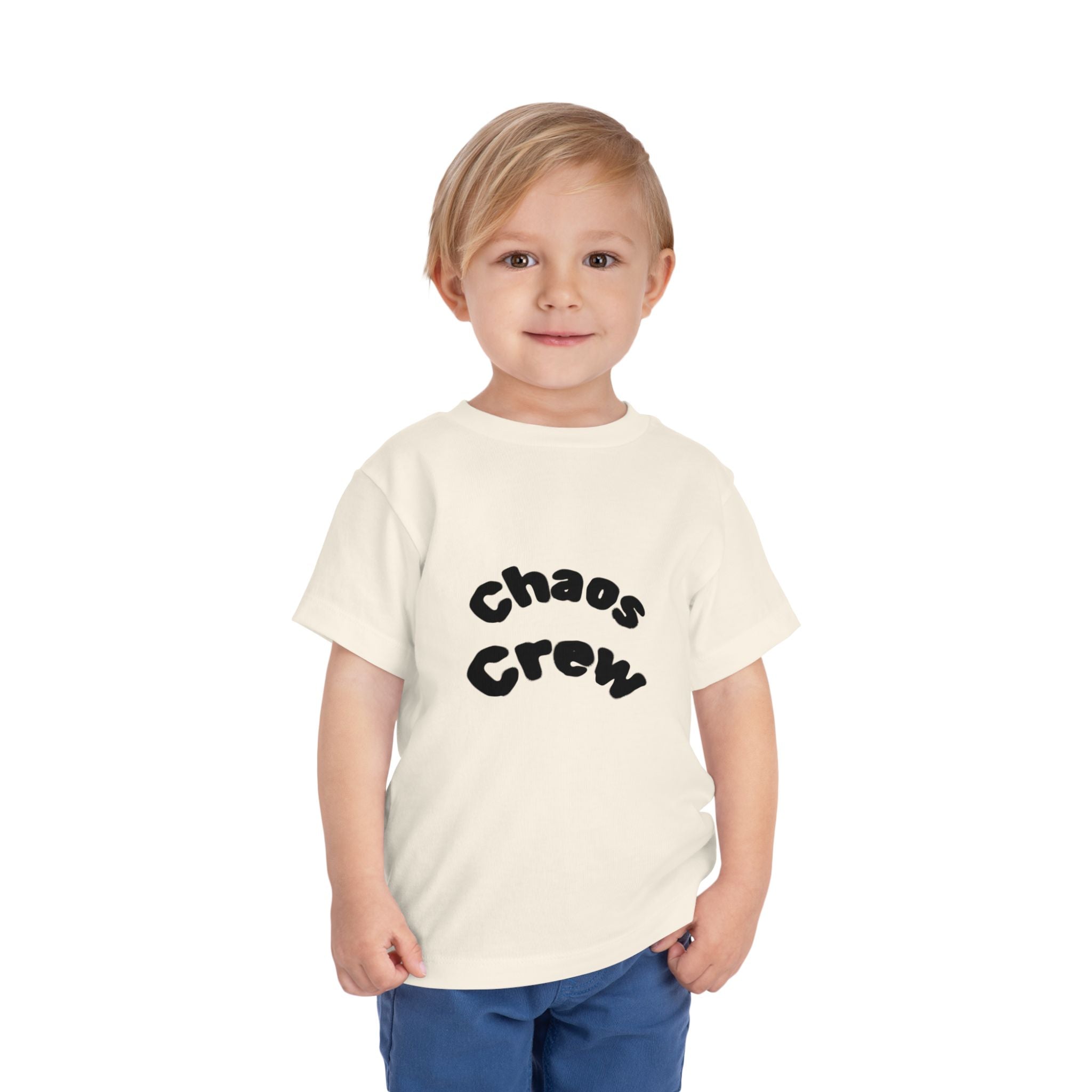 Toddler Tee — "Chaos Crew" Funny Kids Shirt