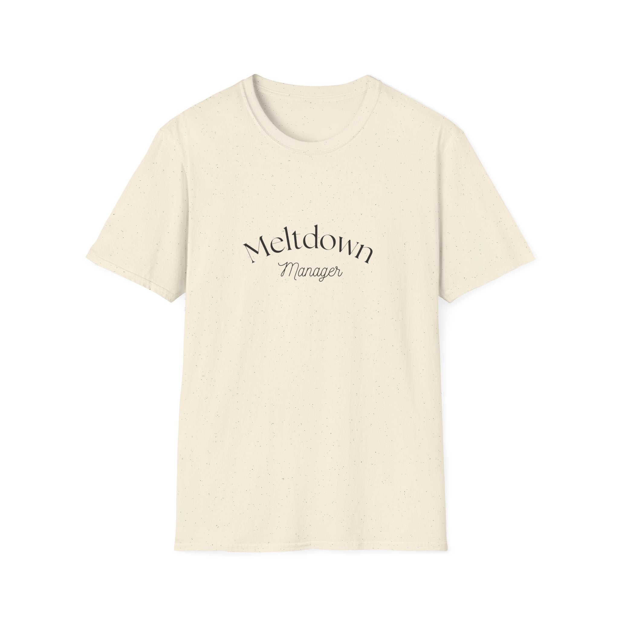 Meltdown Manager T-Shirt | Funny Sarcastic Typography Tee