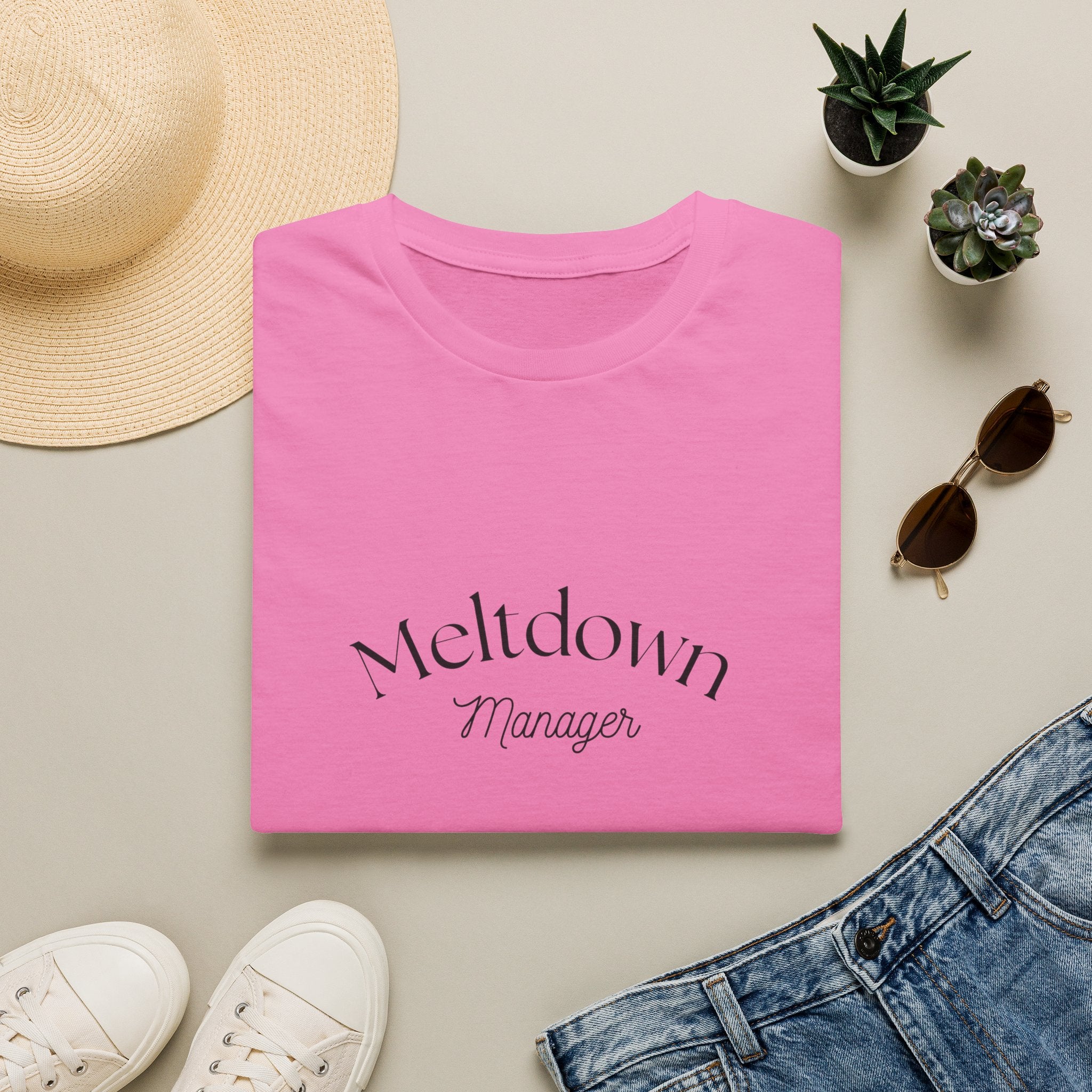 Meltdown Manager T-Shirt | Funny Sarcastic Typography Tee