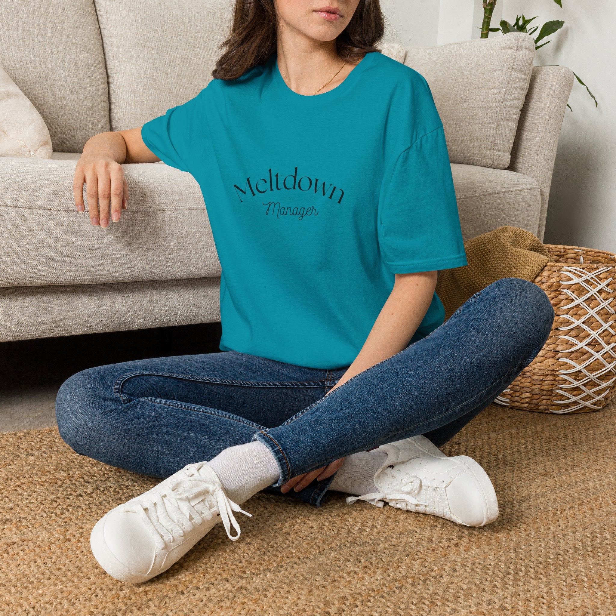 Meltdown Manager T-Shirt | Funny Sarcastic Typography Tee