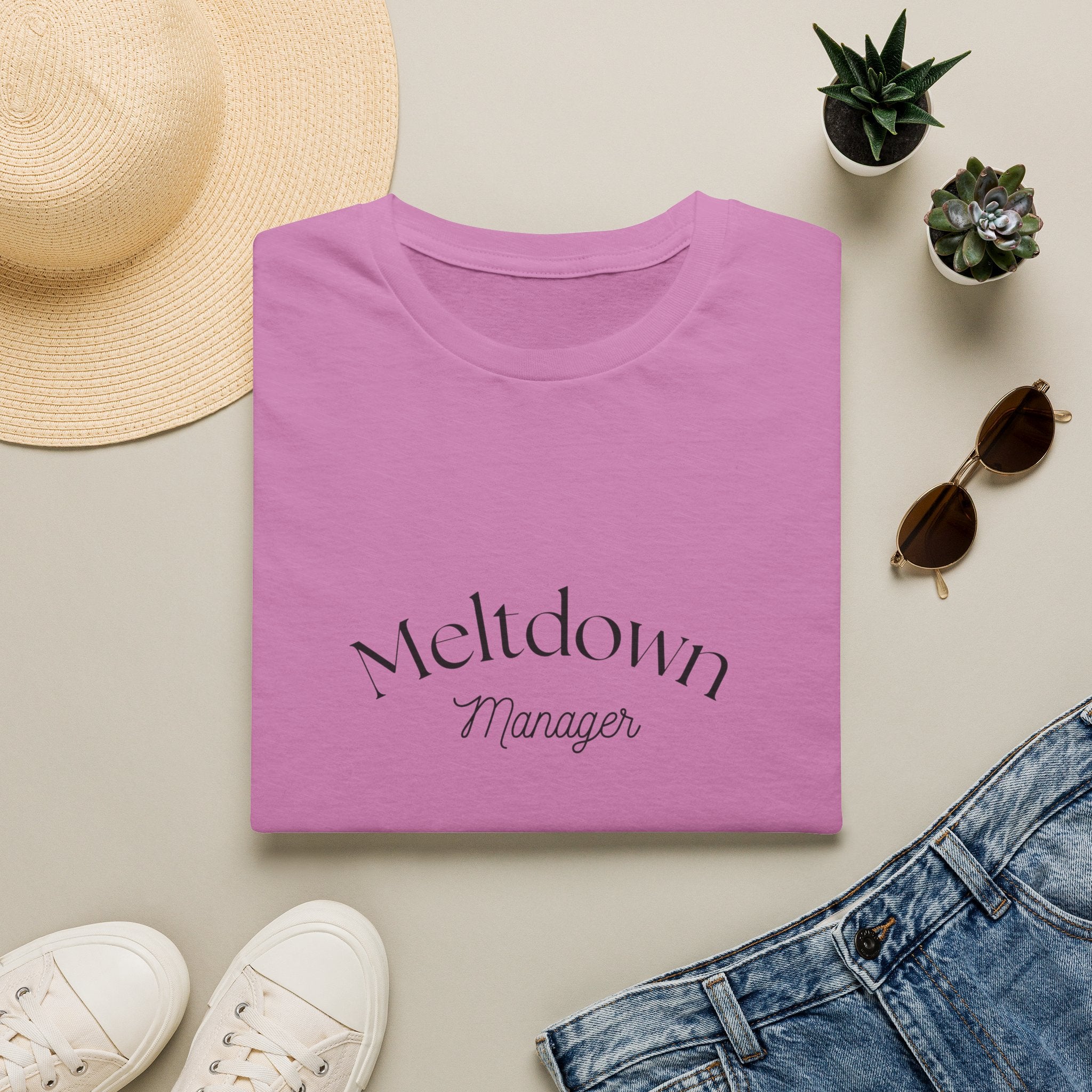 Meltdown Manager T-Shirt | Funny Sarcastic Typography Tee